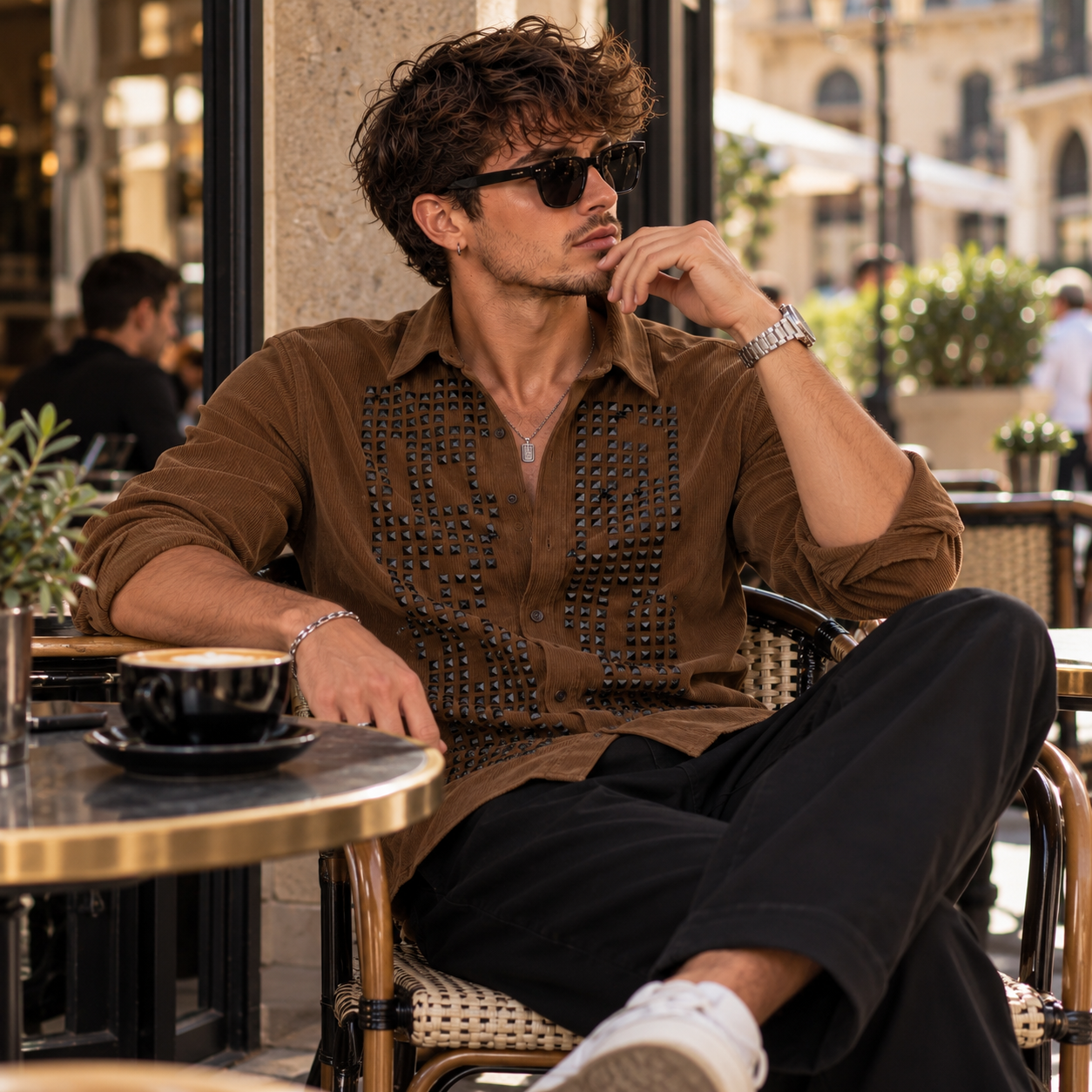 Studded Premium Casual Shirt