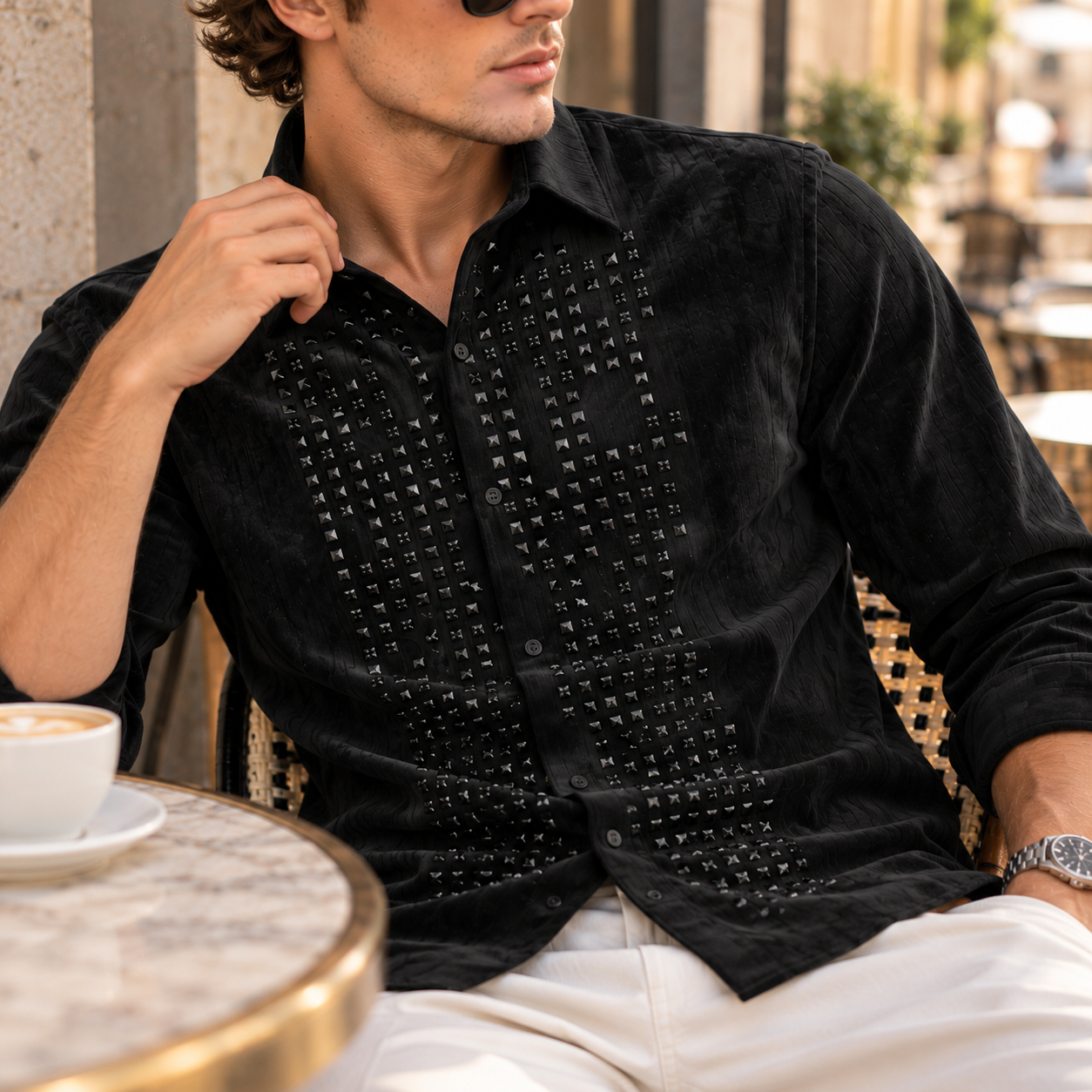 Studded Premium Casual Shirt