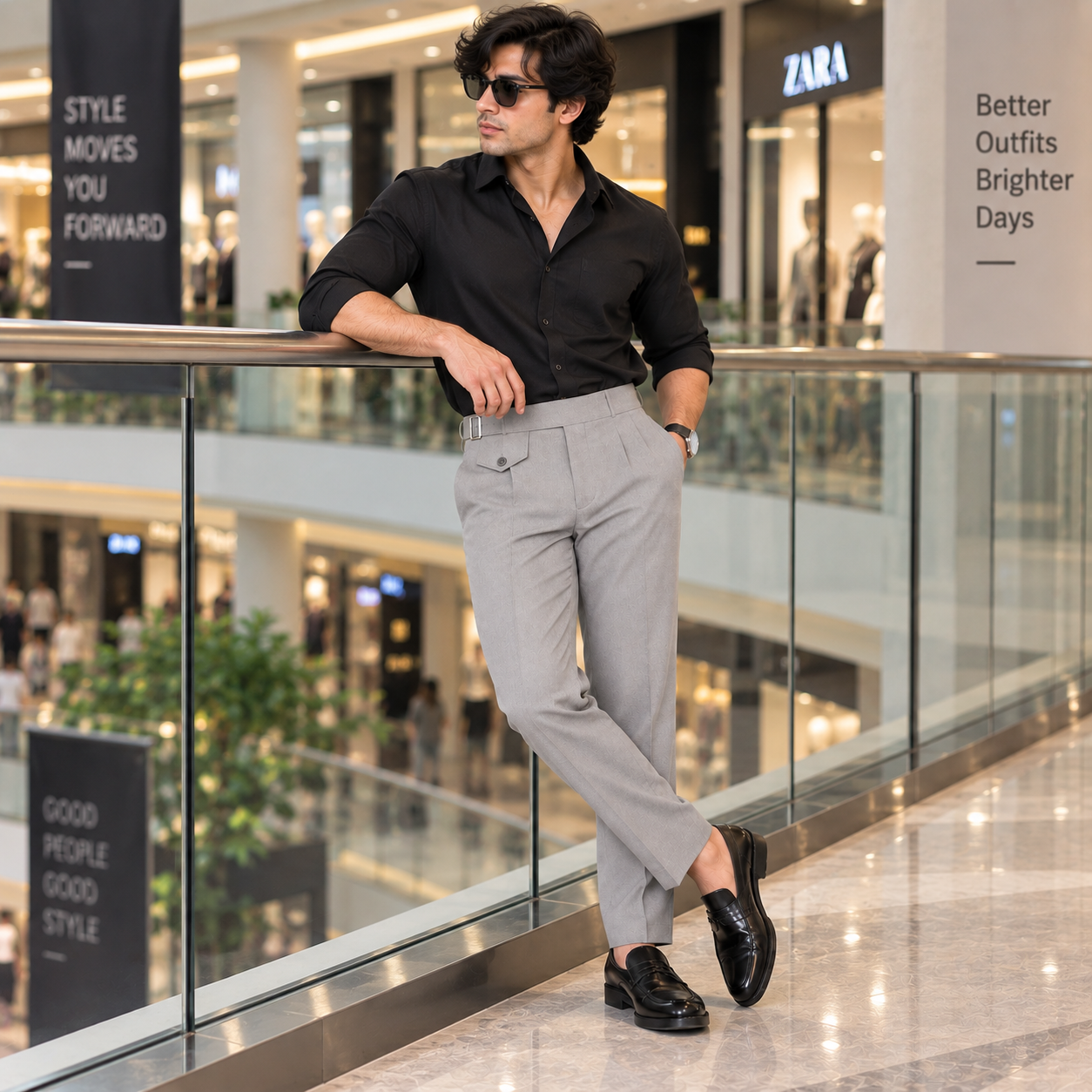 Premium Light Grey Formal Trousers