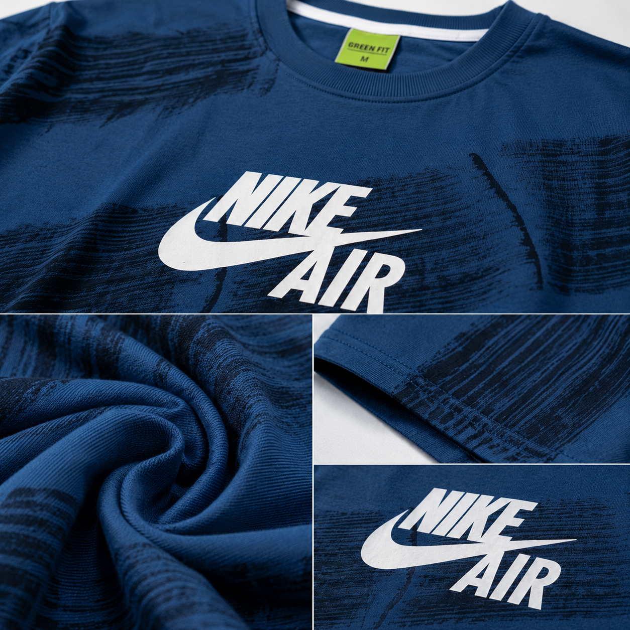 Air Brushstroke Graphic Oversized T-Shirt