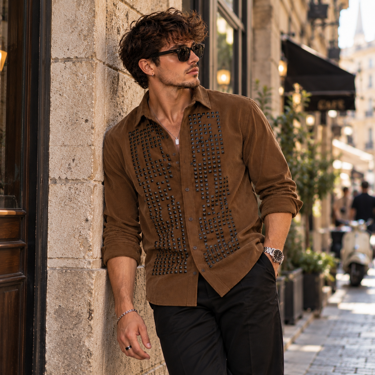 Studded Premium Casual Shirt