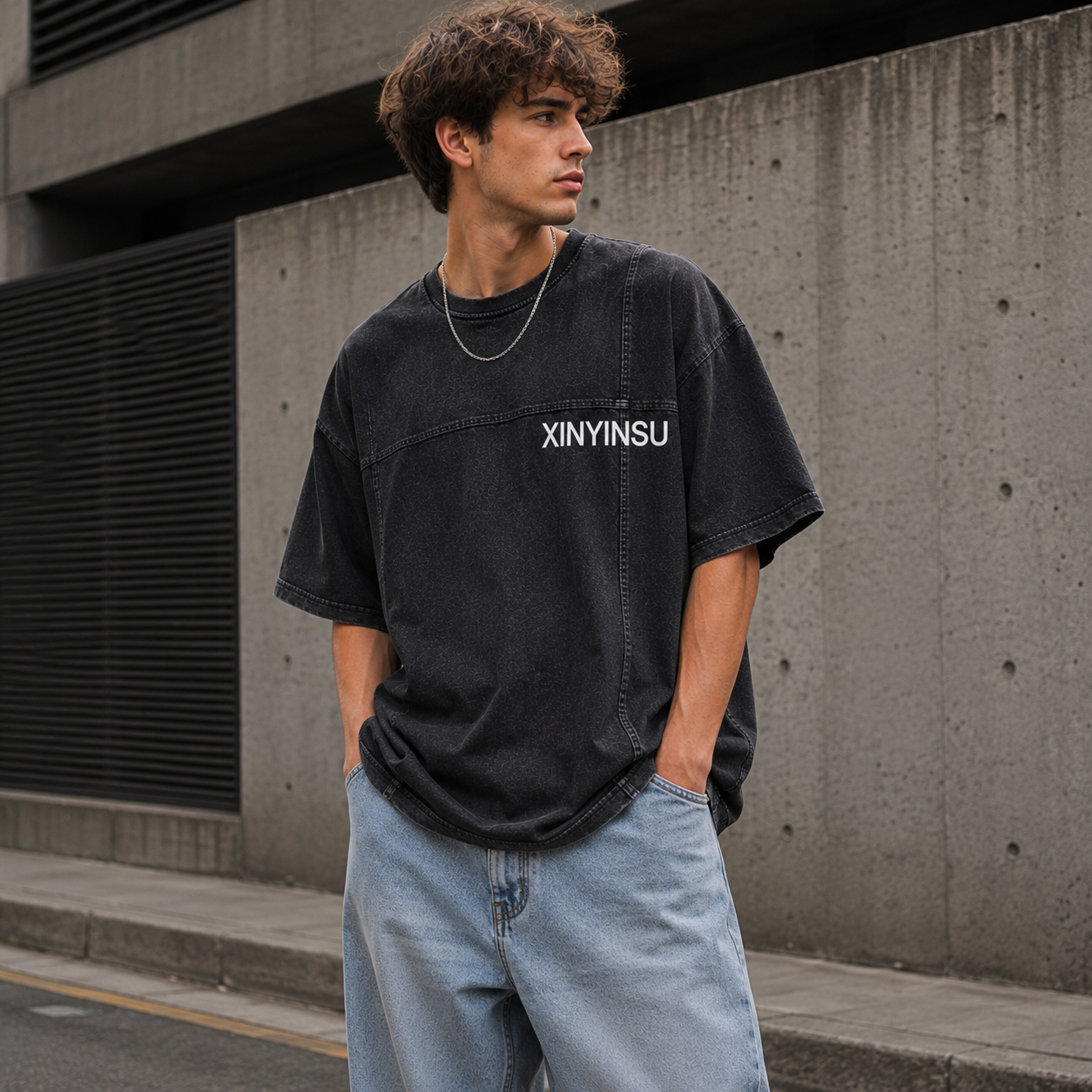 Vintage Washed Sneaker Graphic T-Shirt