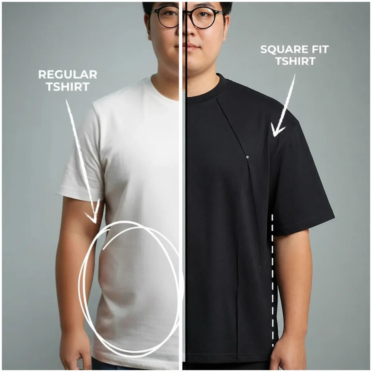 Square Fit Body Balance T-Shirt