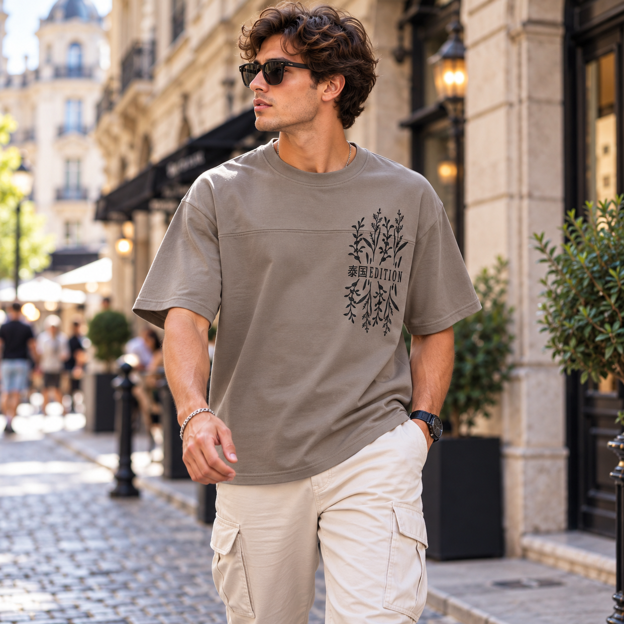 Botanical Edition Oversized  T-Shirt