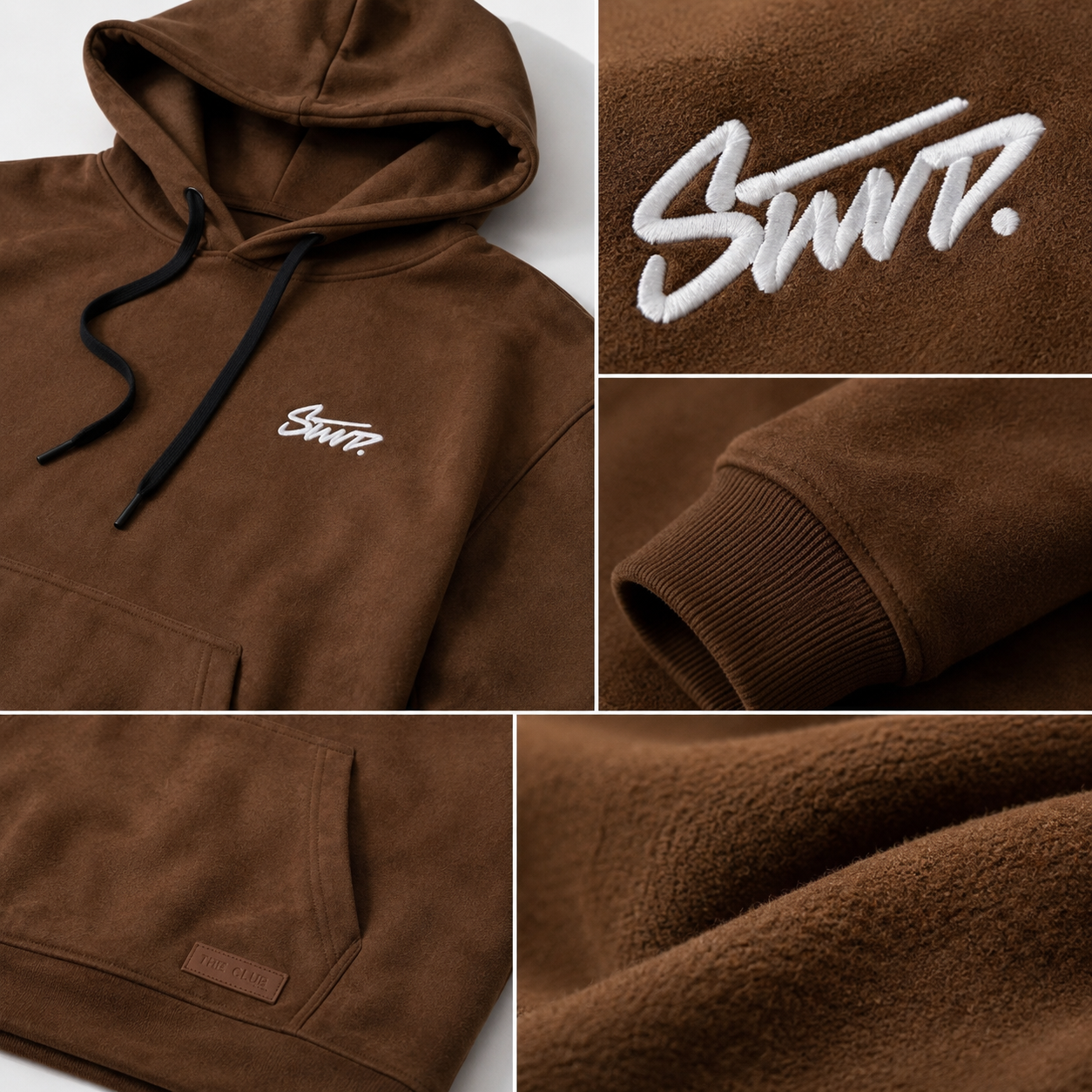 Mocha Brown Premium Oversized Hoodie