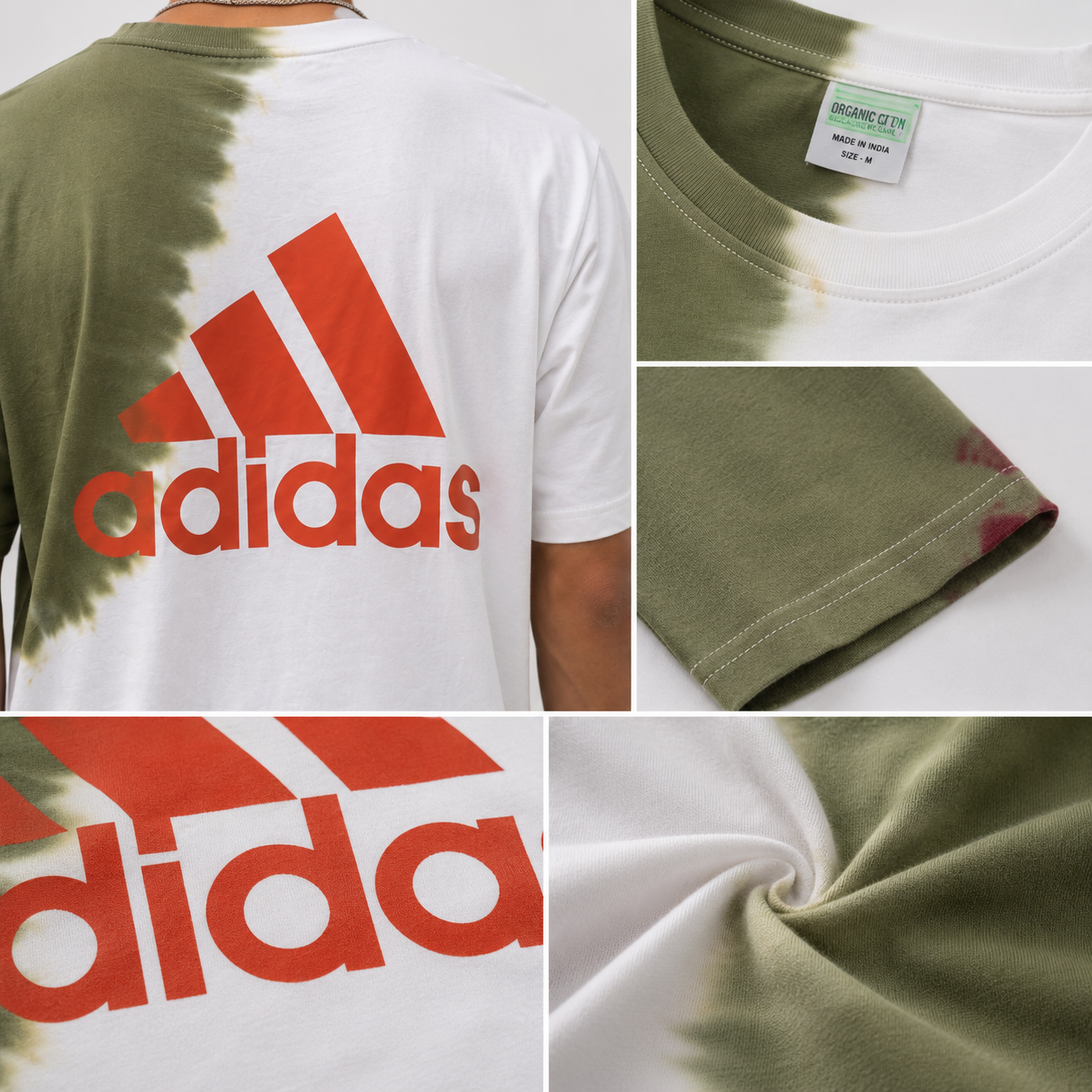 Dual Tone  Graphic Oversized T-Shirt