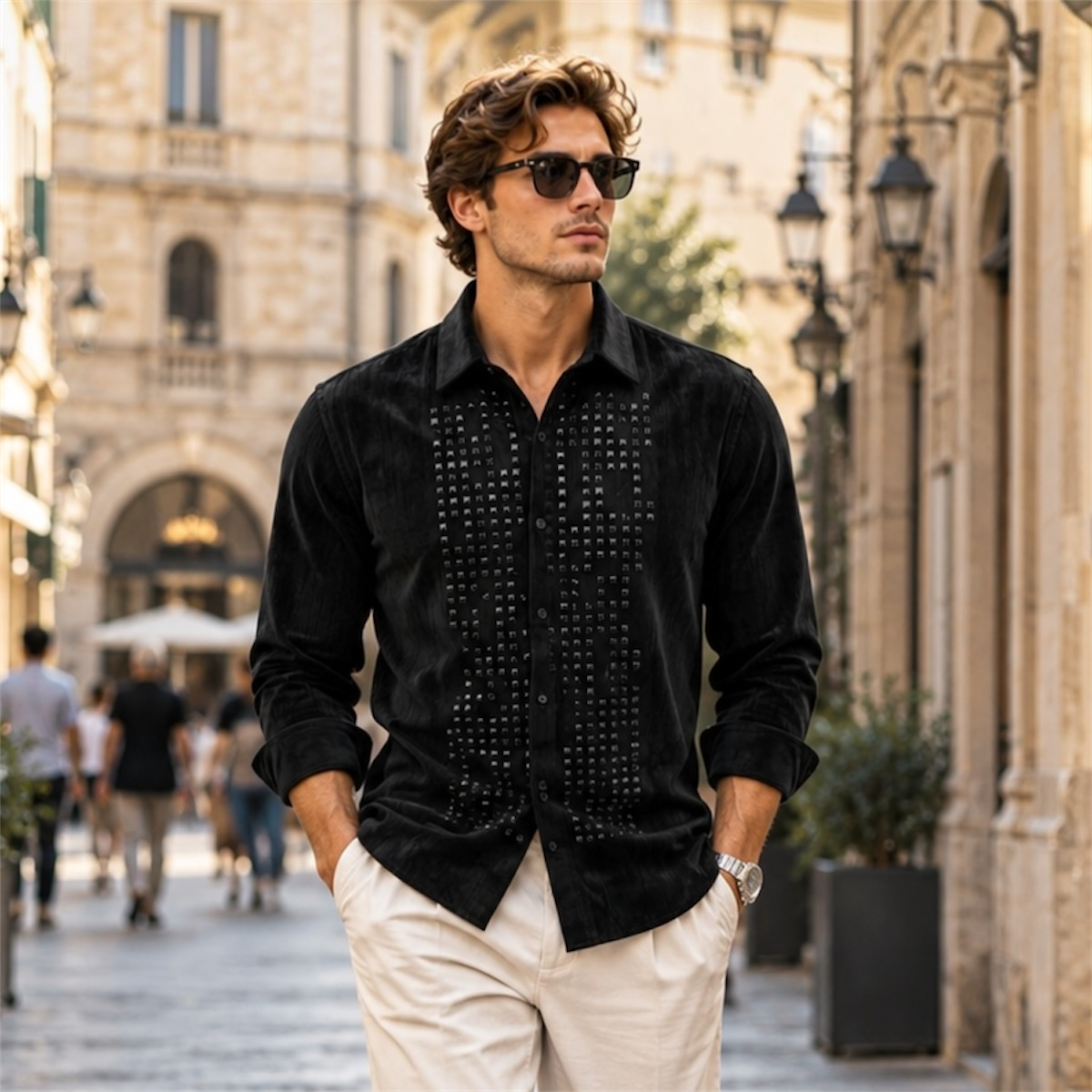 Studded Premium Casual Shirt